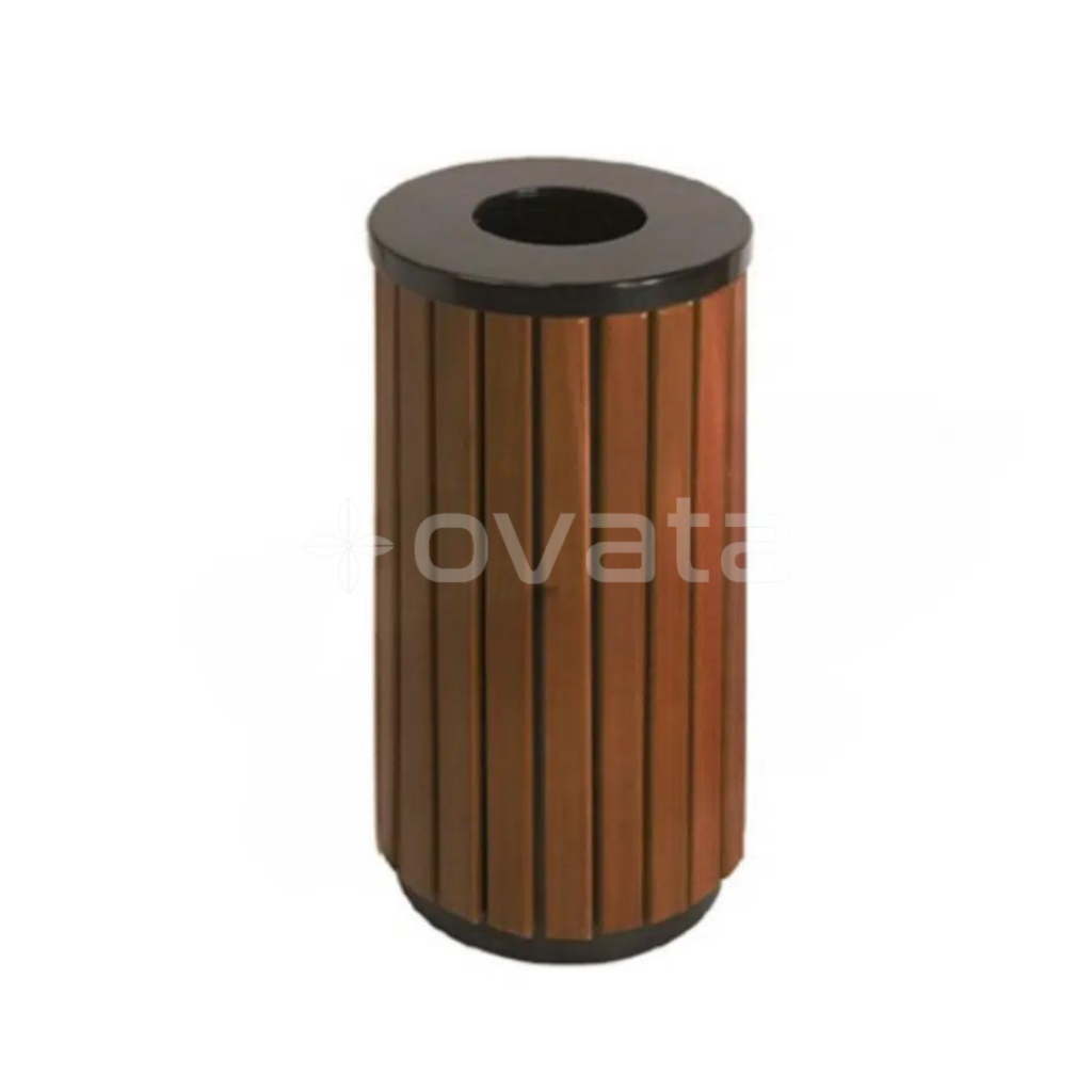 dış mekan çöp kovası ahşap bahçe çöp kutusu fiyatları 705